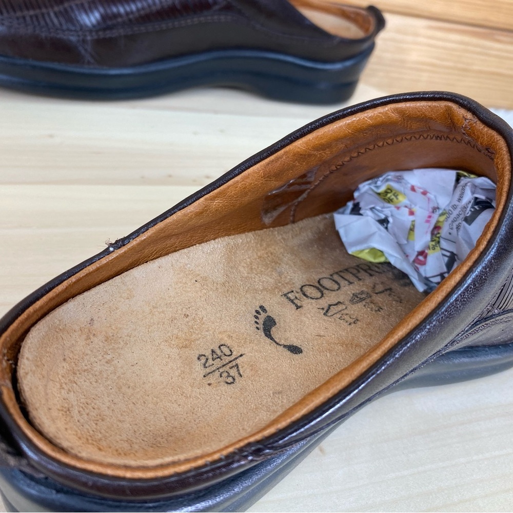 BIRKENSTOCK Footprints Women's Leather Mules Shoes Loafers Casual Flats 37 EUR - Picture 10 of 12